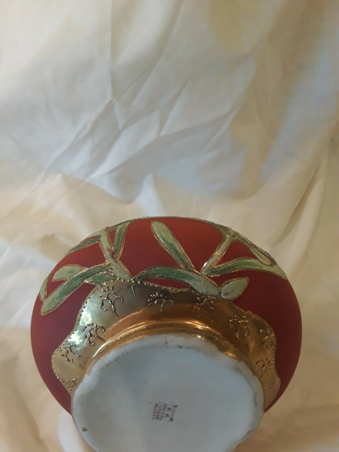 オールドノリタケ　コラレン　花瓶　1909年