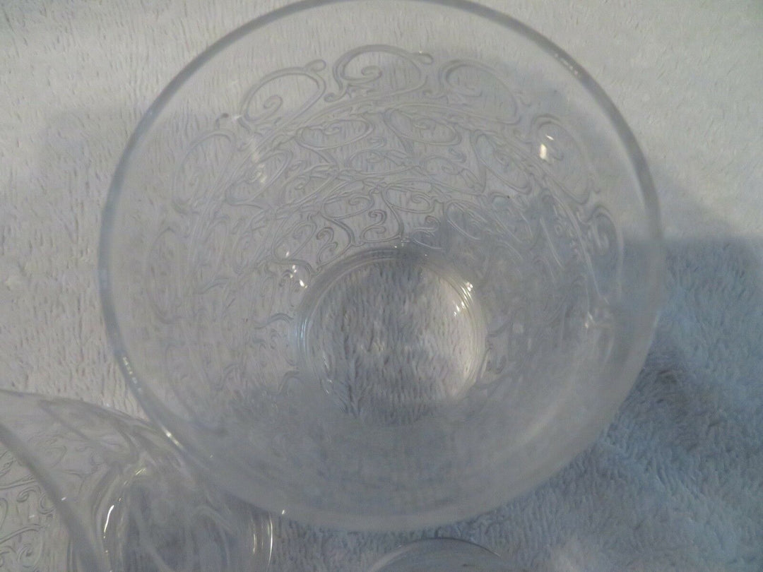 3 gobelets à vin cristal Baccarat Rohan crystal wine goblets jl