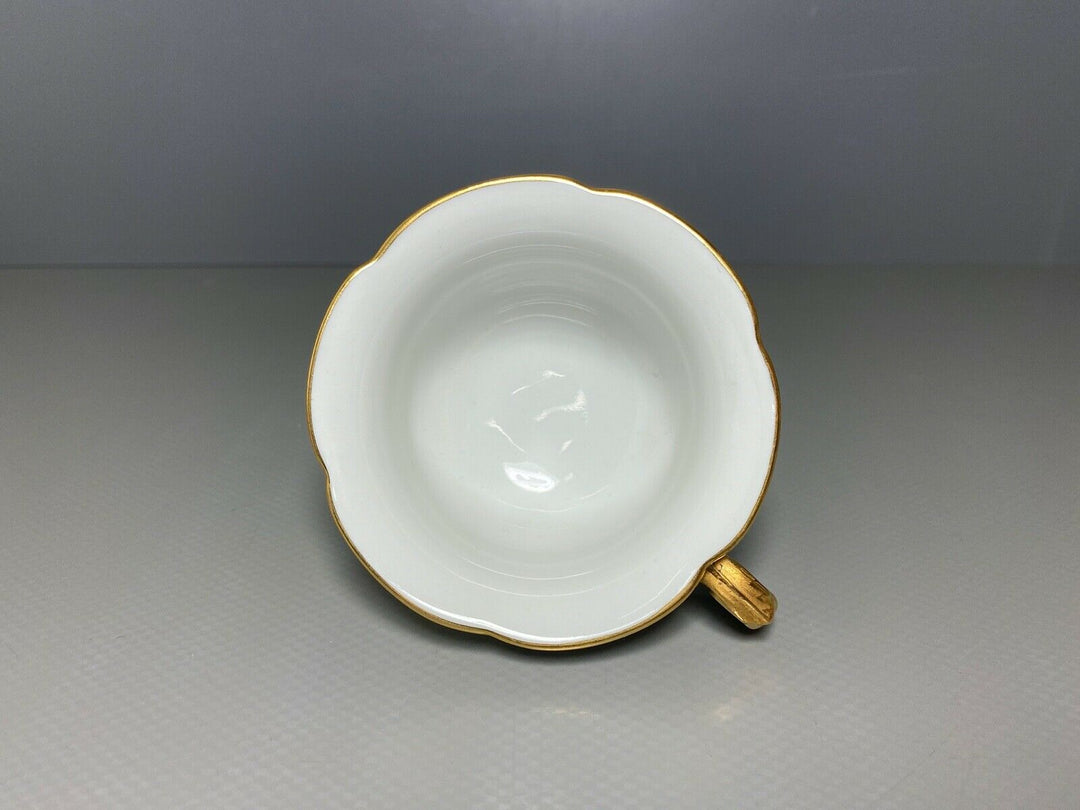 MEISSEN MOKKA GEDECK 2-TLG TASSE UT B-FORM WEINROT ROT BORDEAUX VIEL GOLD