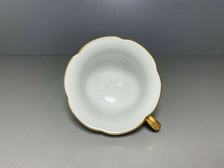 MEISSEN MOKKA GEDECK 2-TLG TASSE UT B-FORM WEINROT ROT BORDEAUX VIEL GOLD