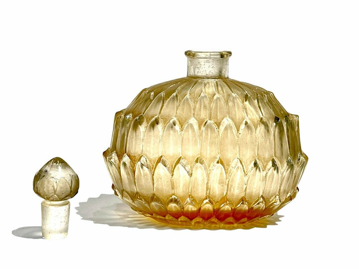 Flacon Amélie Patiné Sépia René Lalique R.Lalique Stained Glass Perfume Bottle