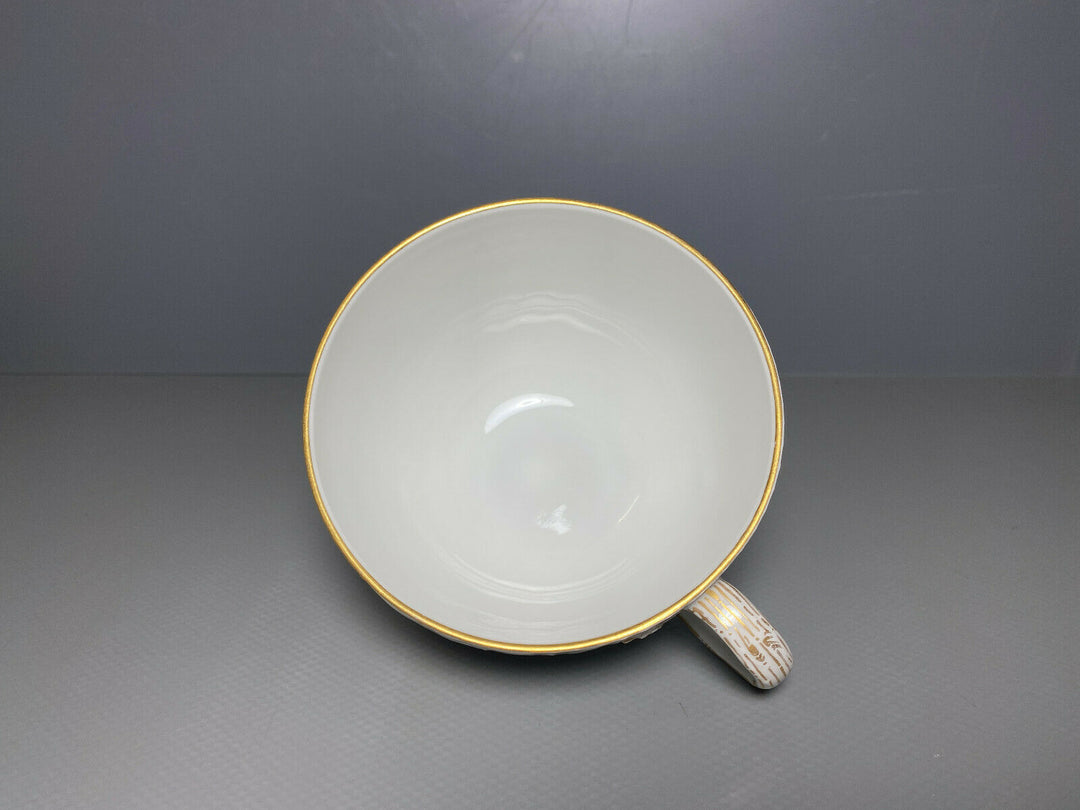 KPM BERLIN GEDECK TASSE UT NEUOSIER WEICHMALEREI BLUMEN DEKOR 50 1.WAHL 1914 Nr2