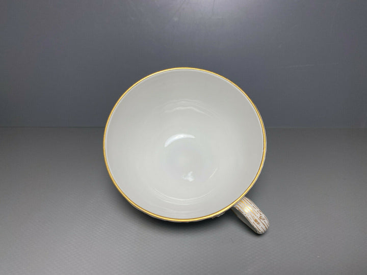 KPM BERLIN GEDECK TASSE UT NEUOSIER WEICHMALEREI BLUMEN DEKOR 50 1.WAHL 1914 Nr2