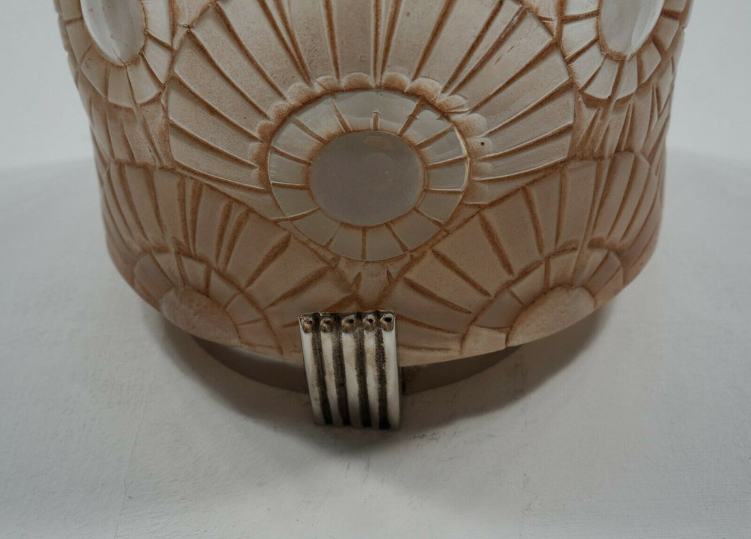 SIMONET FRERES : a pair exceptional French 1930 art deco wall sconces ... France