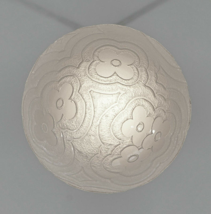 NOVERDY : FRENCH ART DECO CEILING LIGHT lamp pendant chandelier 1930 muller era