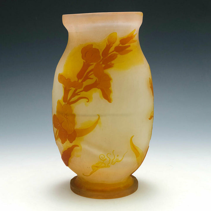 An Emile Galle Cameo Glass Vase c1900