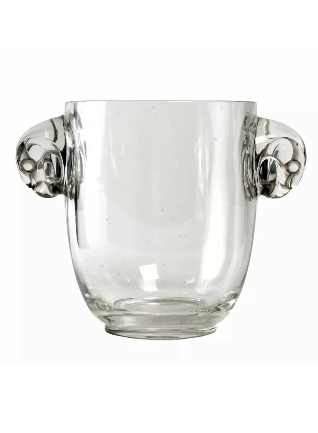 Vase Albert Verre Blanc René Lalique R.Lalique Clear Glass Faucon Falcon