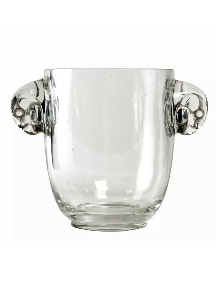 Vase Albert Verre Blanc René Lalique R.Lalique Clear Glass Faucon Falcon