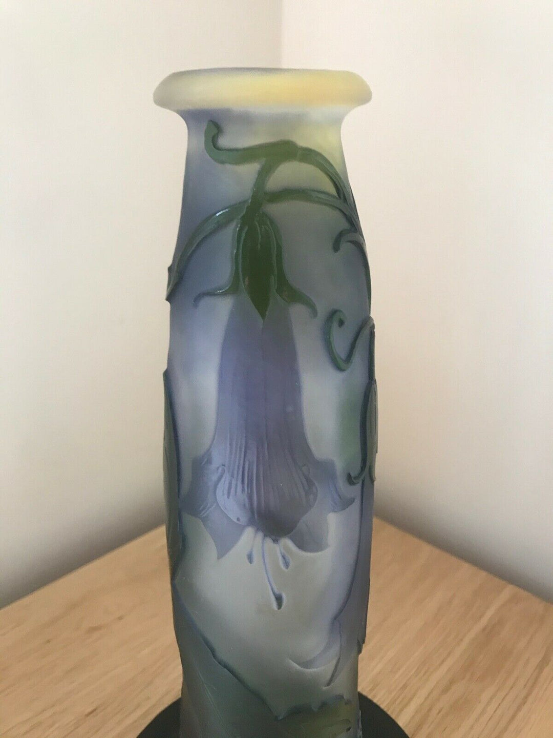ガレ(GALLE)　花瓶　19世紀後半