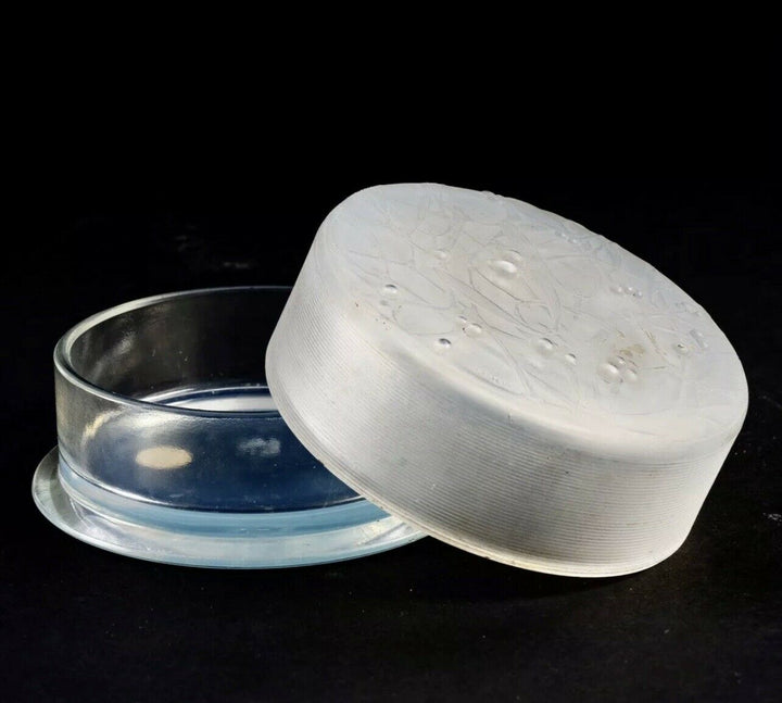 Boite Gui Opalescence René Lalique Opalescent Box Jar R.Lalique Mistletoe