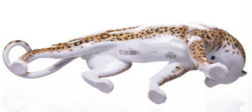 Figur Leopard Rosenthal von Hugo Meisel Tierfiguren 1. Wahl 1973 1953-56 40cm