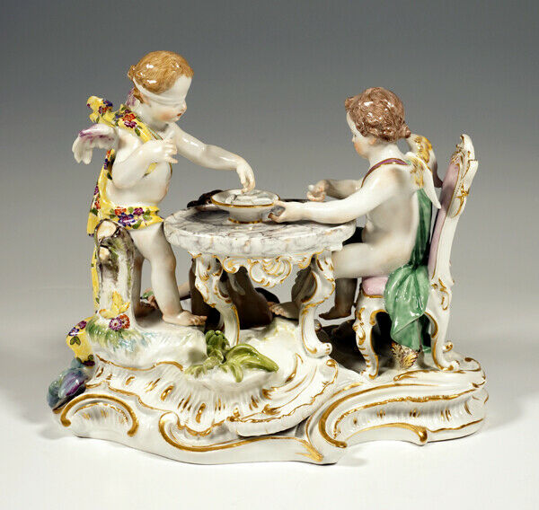 マイセン人形(MEISSEN)「愛のくじ引き」