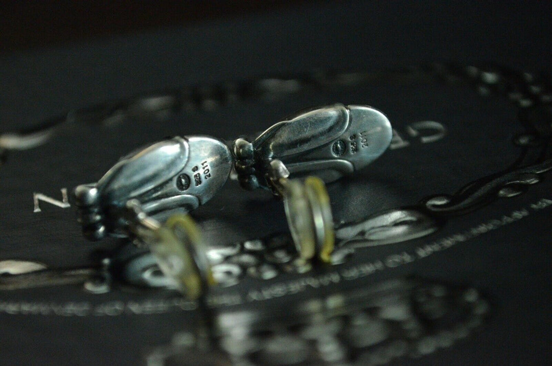 ジョージジェンセン(Georg Jensen)　シルバーイヤークリップ　ローズクォーツ　2011年