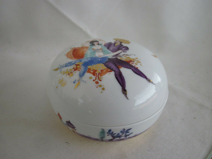 Schöne Meissen Schmuck-Dose in Dekor 1001 Nacht