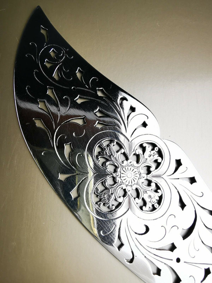 CARDEILHAC - Renaissance Mascaron service knife French antique silver Minerve