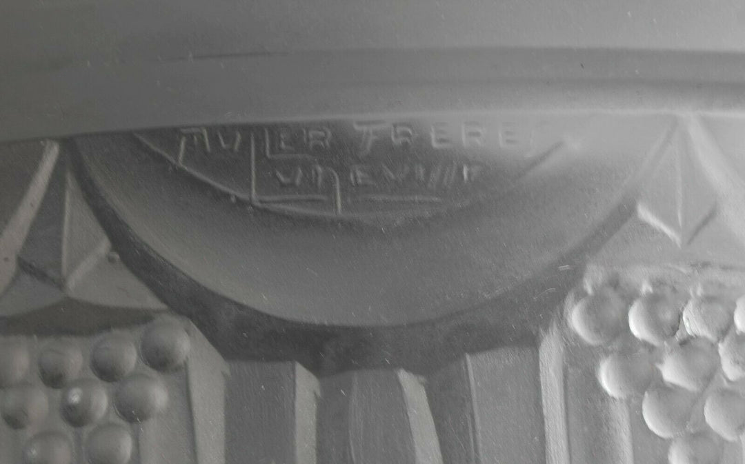 ミューラー兄弟：フランス　アールデコ調　マッシュルーム型ランプ　1930年