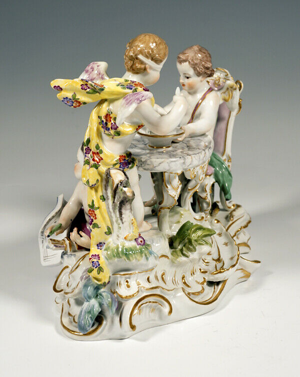 マイセン人形(MEISSEN)「愛のくじ引き」