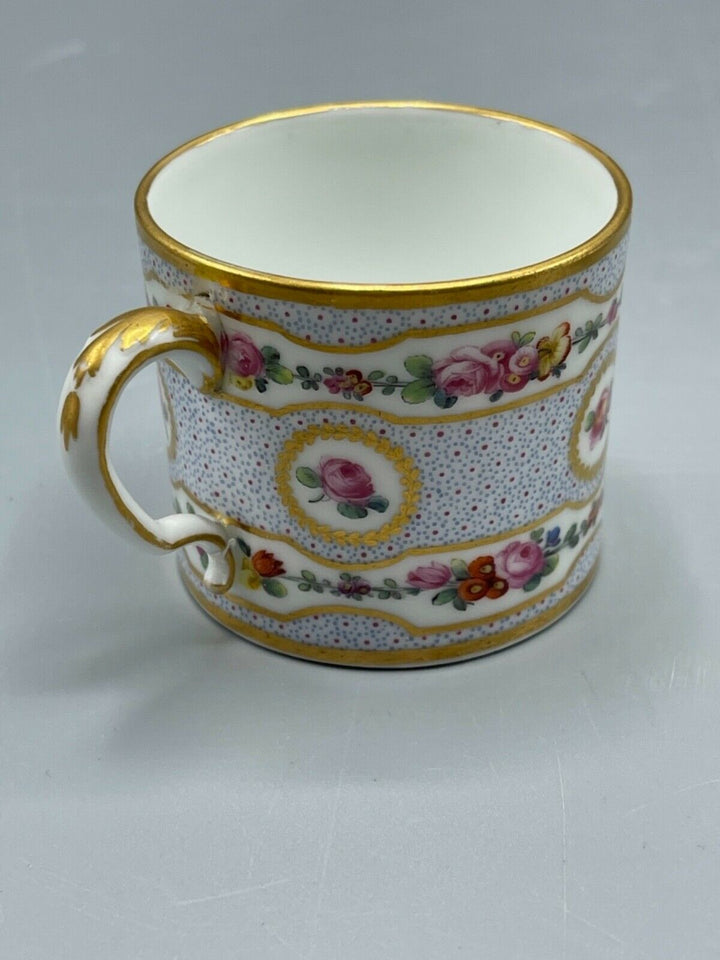 Important Rare Museum Empire Sevres Cup and saucer 1770 François Drand