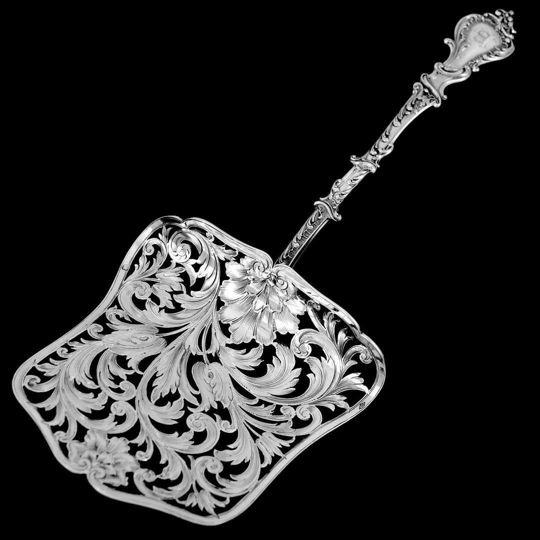 Soufflot French All Sterling SilverAsparagus Pastry Toast Server