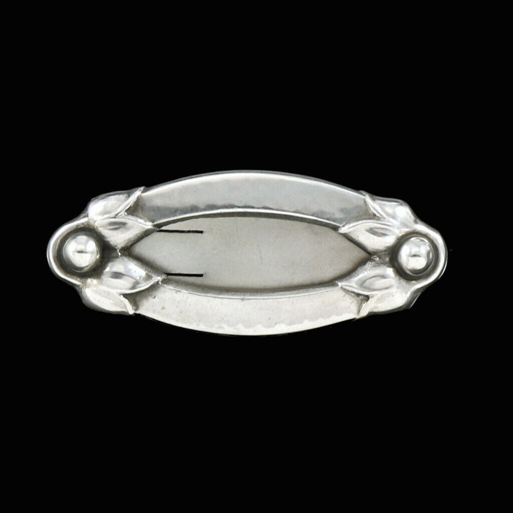 Georg Jensen. Sterling Silver Brooch / Clip #141- 1933-44 Hallmarks
