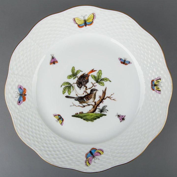 ヘレンド　ロスチャイルドバード　デザートプレート(1) ヘレンド ロスチャイルド バード デザートプレート