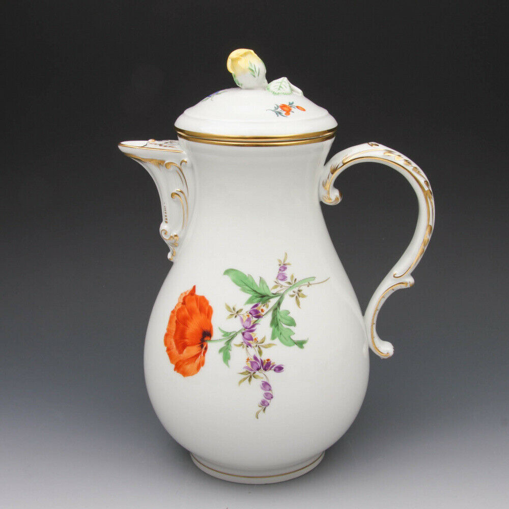 マイセン　金色の花 18.5cmプレート6枚セット マイセン 金色の花 18.5cmプレート6枚セット Meissen（マイセン）1880