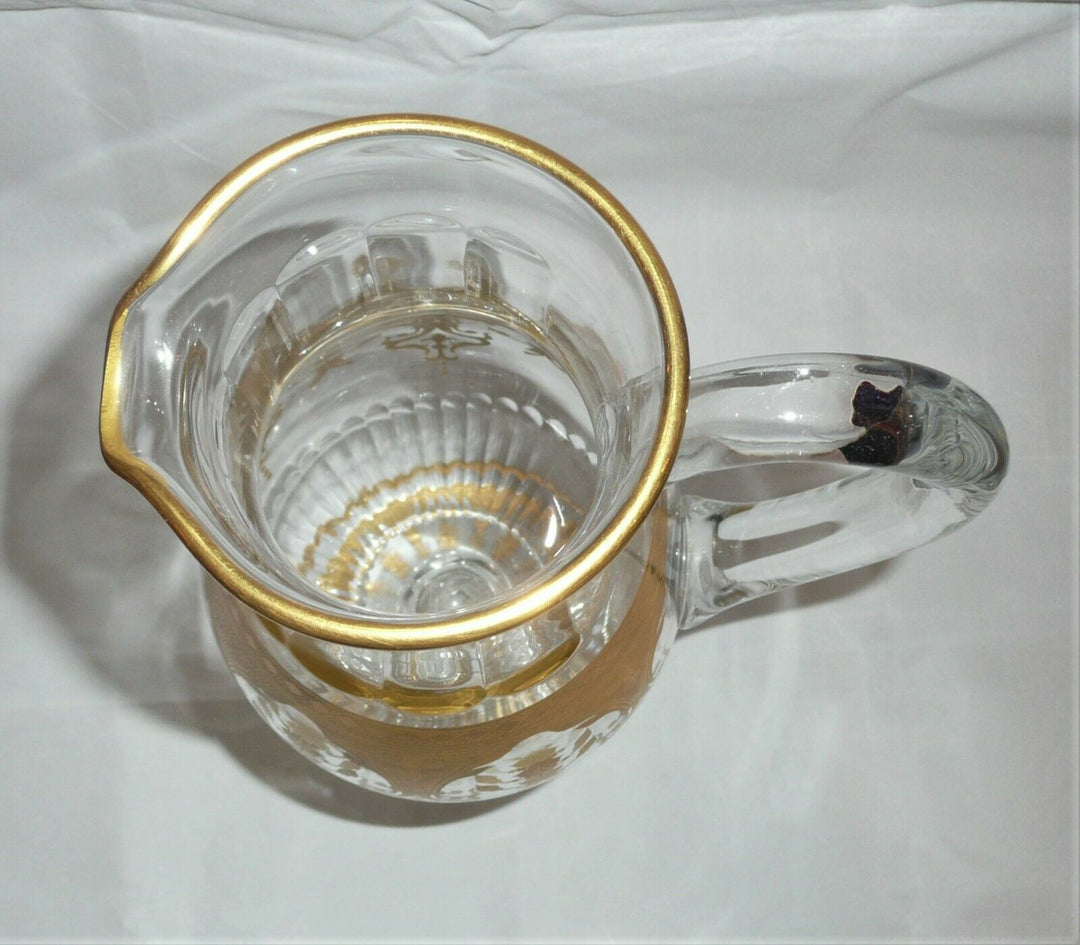 Baccarat Crystal Prestige Pattern Gold Cutted Wine Jug