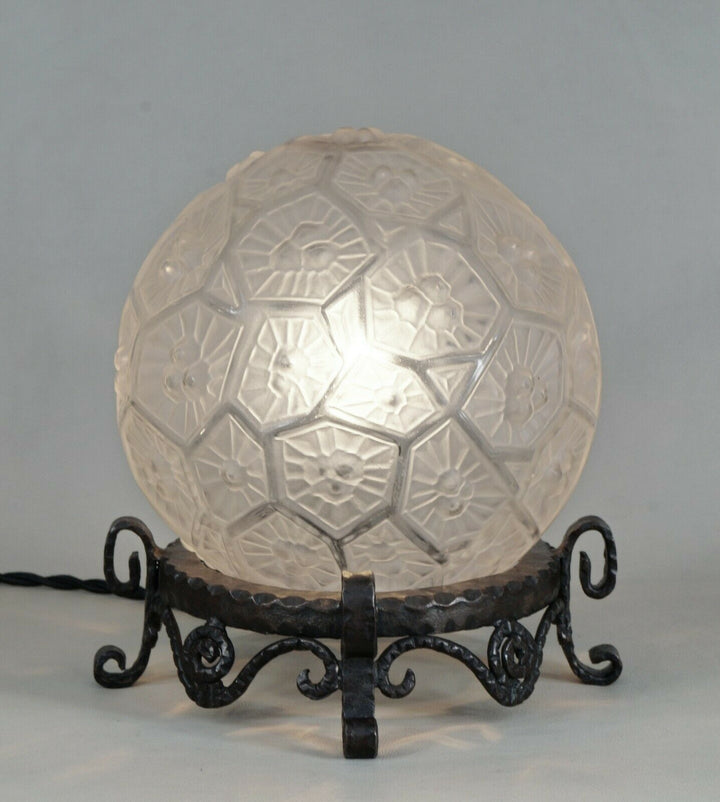 J.GAUTHIER : French 1930 art deco lamp ...... EJG J.Robert . muller degué era