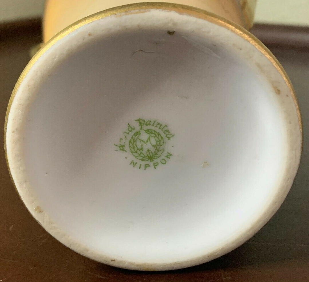 Antique Nippon Egypt Middle East Design Cleopatra Vase Urn Morimura Green Mark