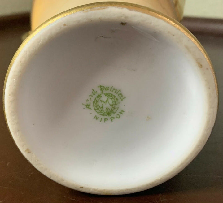 Antique Nippon Egypt Middle East Design Cleopatra Vase Urn Morimura Green Mark