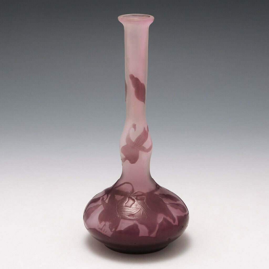 An Elegant Galle Solifleur Vase c1910