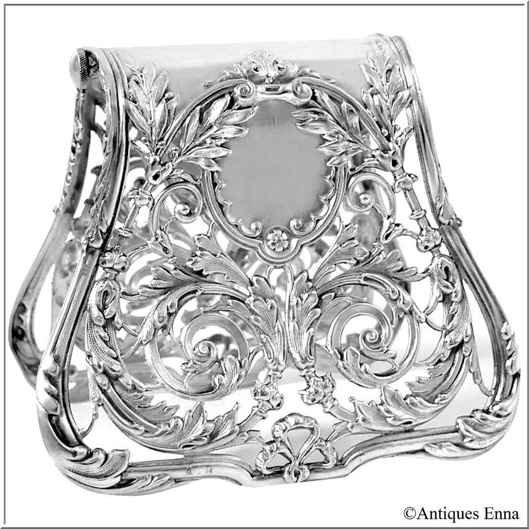 Debain French Silver Asparagus Sandwiches Grip Art Nouveau