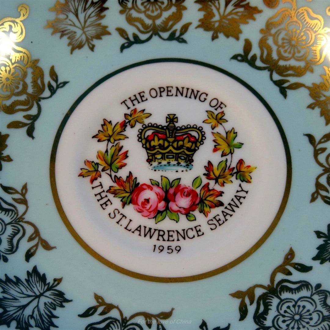 パラゴン　1959年セントローレンス・シーウェイ開通記念のカップ&ソーサー