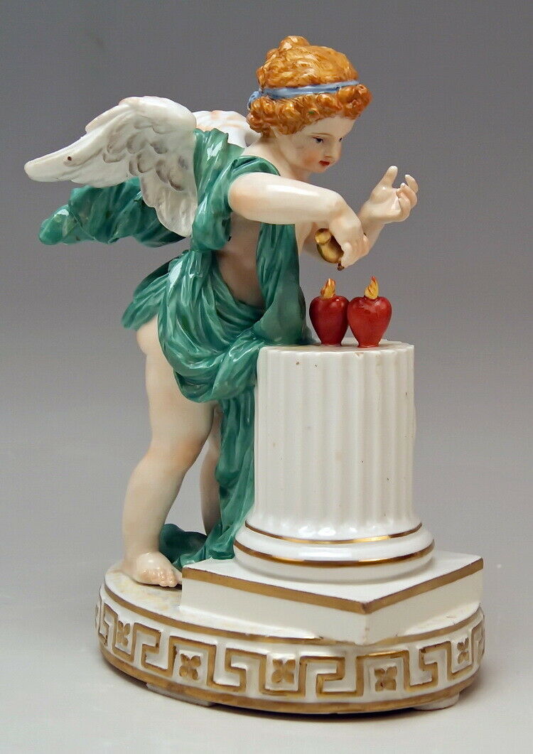 マイセン MEISSEN 邁森 DEVISEN KIND ACIER FIGUR JE LES METS A CALME MNR: G29 UM 1780