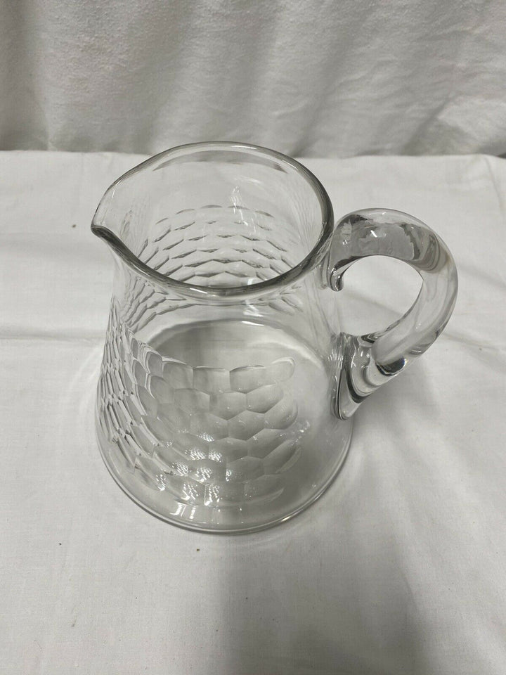 BACCARAT BROC OU CARAFE À EAU CRISTAL TAILLE DÉCOR ÉCAILLE MODÈLE CHAUNY