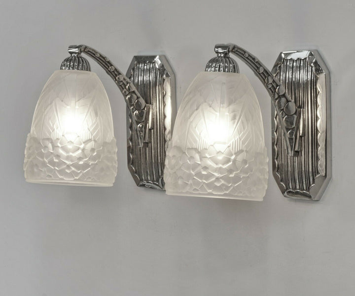 エティエ・ヴァンソン　19330年アールデコ　ウォールランプ