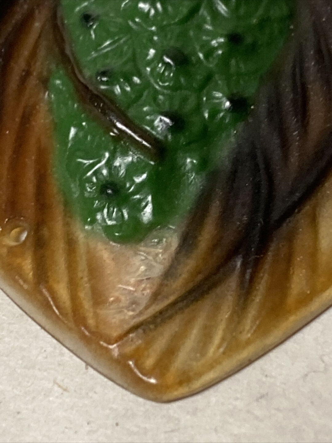 アルジールソー 　ペンダント　松ぼっくり　パート・ド・ヴェール