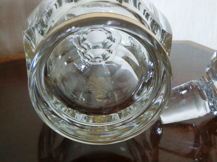 Karaffe Baccarat, France, Harcourt -Empire vergoldet ca. 22 cm