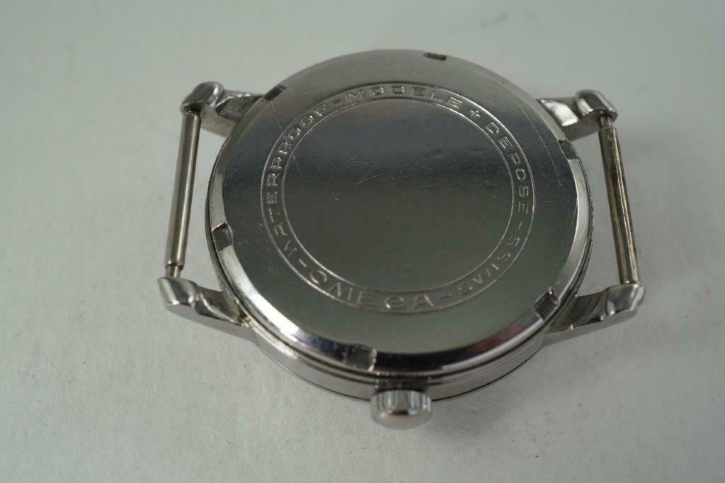 OMEGA CK2254 RCAF WORLD WAR II CAL. 30 SCT2.PC STEEL STEPPED CASE DATES 1939