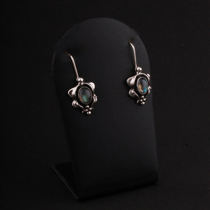 ジョージジェンセン(Georg Jensen)　シルバーピアス　ラブラドライト　2015年