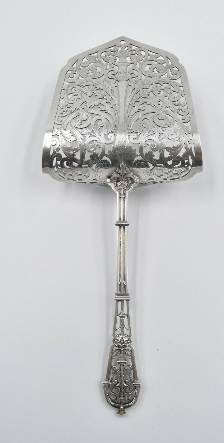 PUIFORCAT Antique French Sterling Silver Asparagus Server PELLE A ASPERGE ARGENT