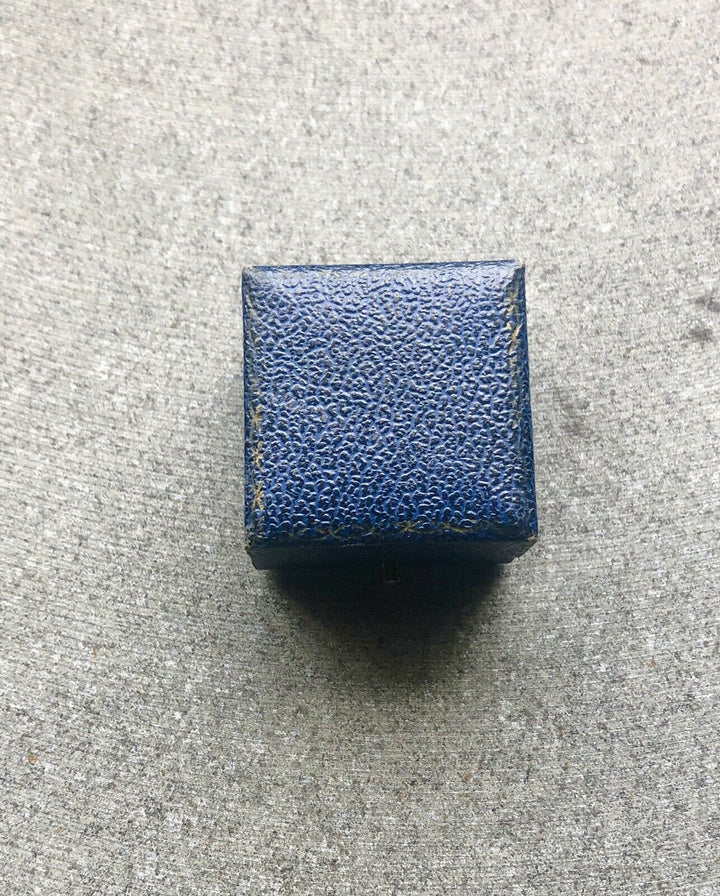 アンティーク（ヴィンテージ）ブルー リングボックス