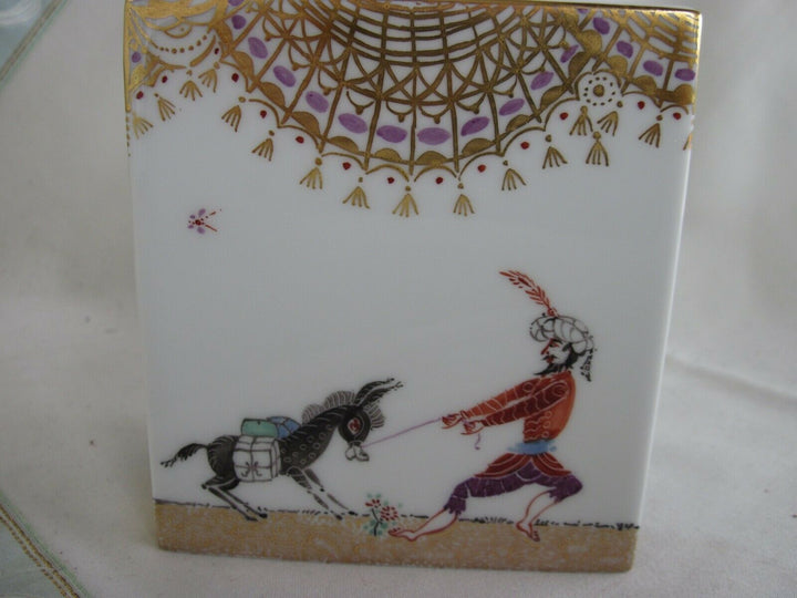 Schöne Meissen Teedose in Dekor 1001 Nacht
