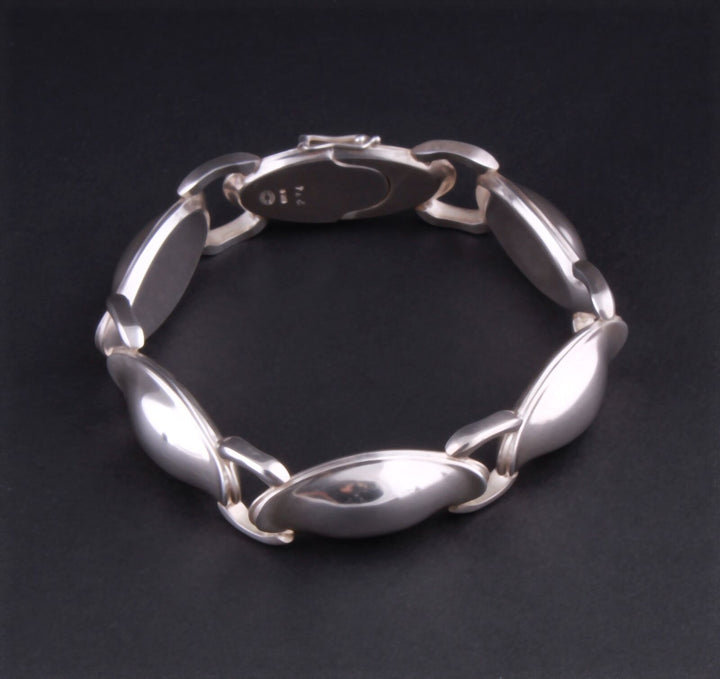 ジョージジェンセン　スターリングシルバー ブレスレット　＃274　アイコン・フィッシュ・ディッシュ　ヘニング・コッペル