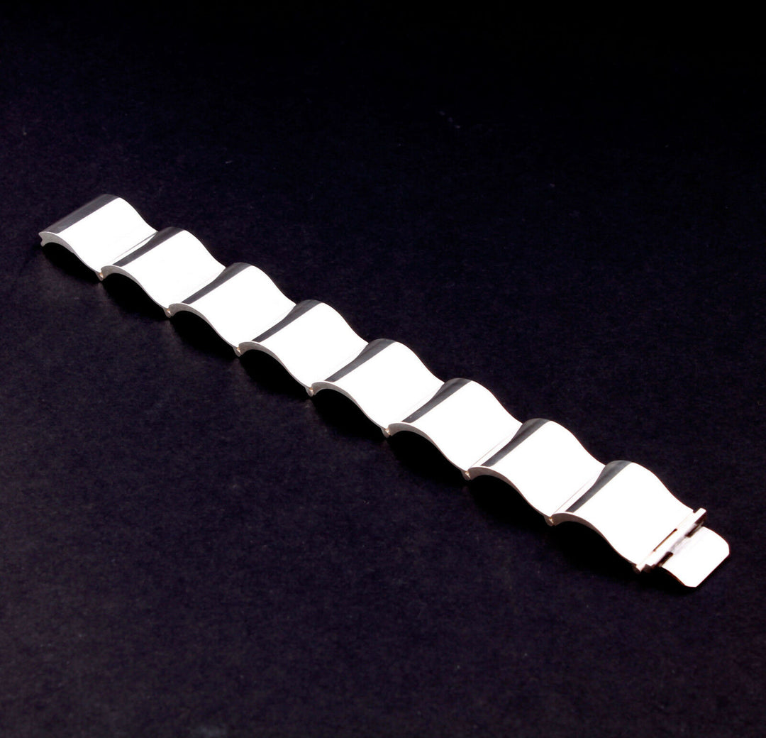 ジョージジェンセン スティーリングシルバー サーフブレスレット ナナ