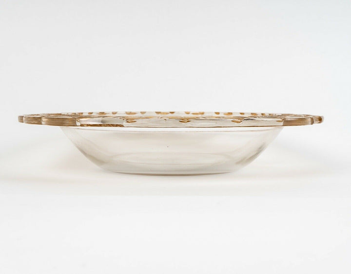 Coupe Plat Chevreuse Patine Sépia Rene Lalique R.Lalique Stain Bowl