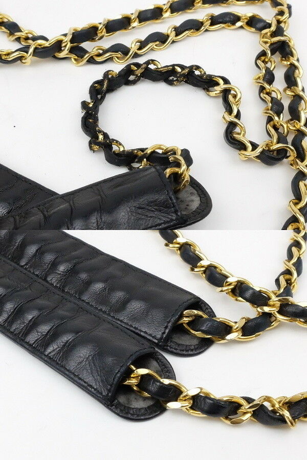 AUTH CHANEL BLACK CLASSIC LAMBSKIN TOTE SHOULDER BAG