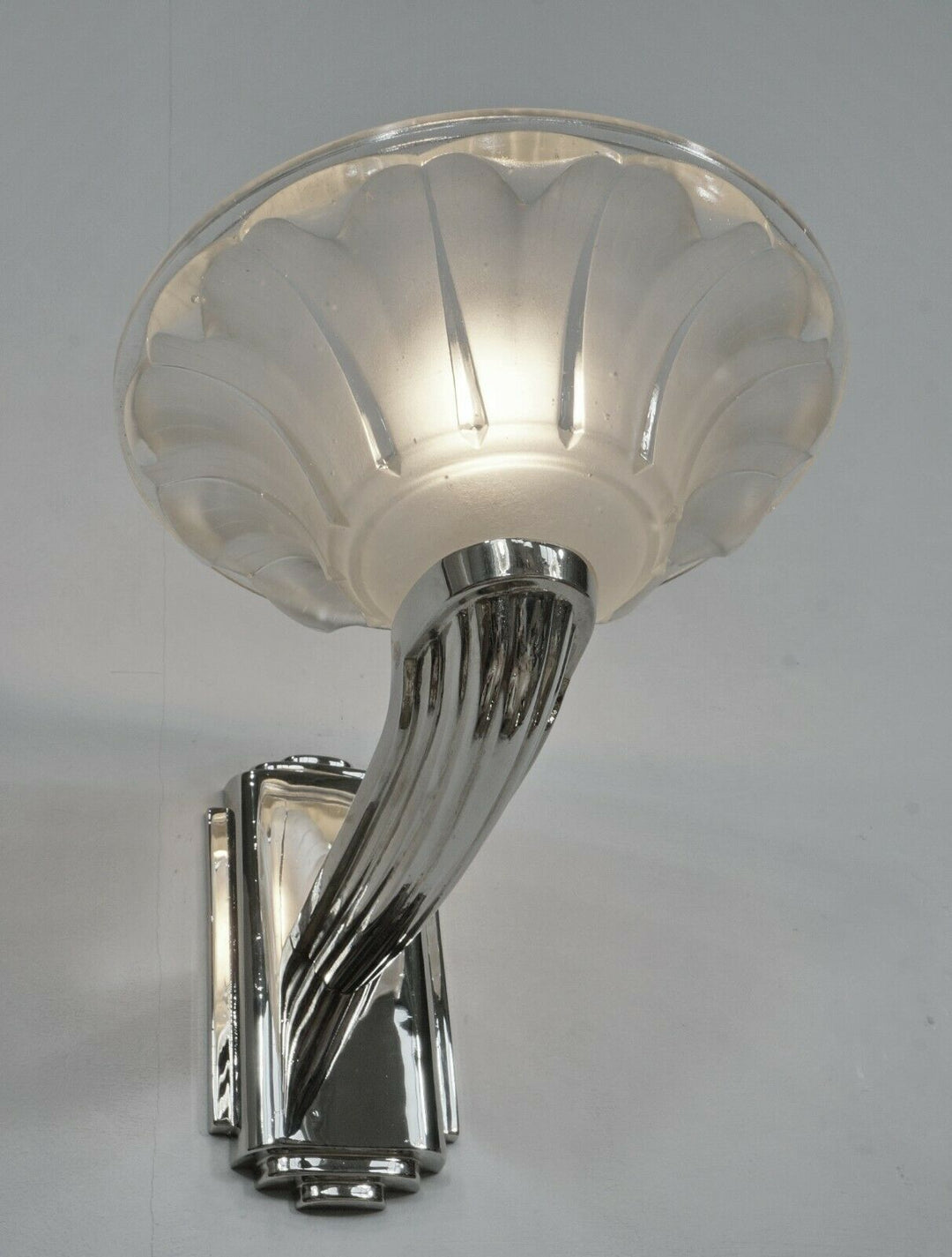 EZAN : a pair of French 1930 Art Deco wall sconces ......... EJG Gauthier France