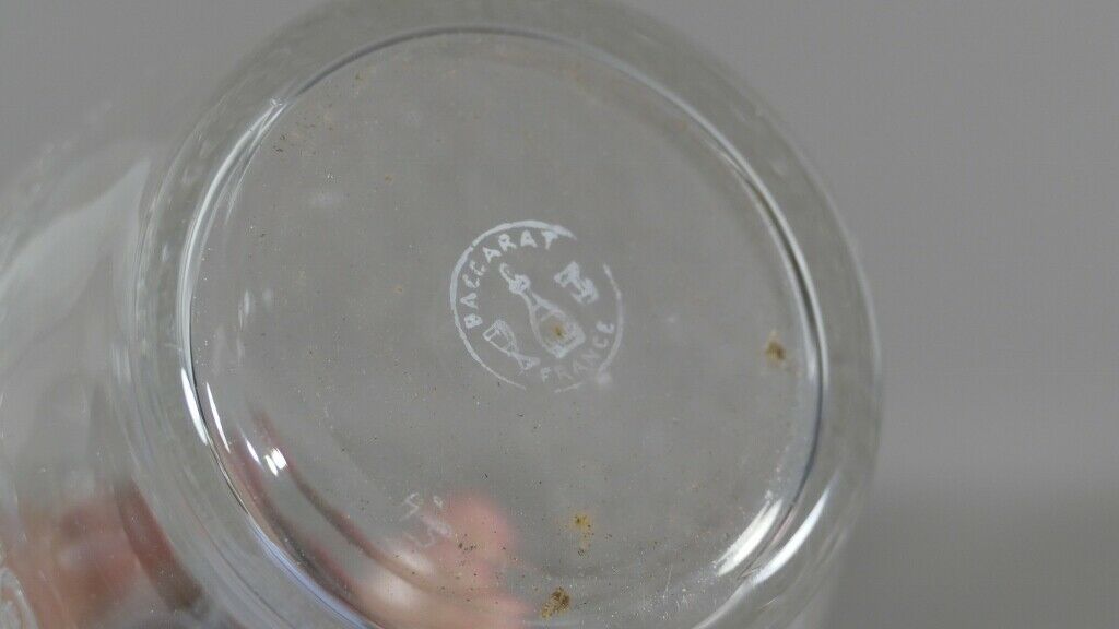 Baccarat Gouvieux Rohan, Carafe En Cristal Gravé, Vers 1950