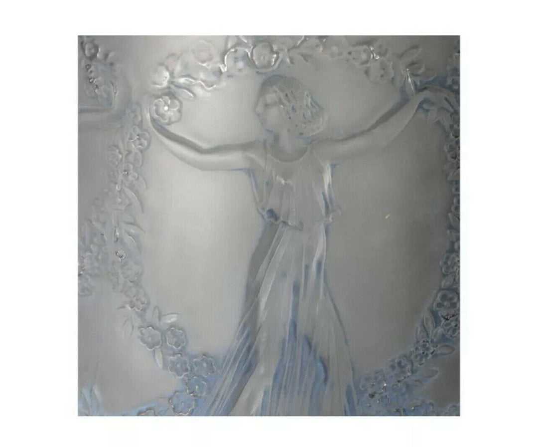 Lampe Six Danseuses Verre Patiné Rene Lalique R.Lalique Glass Lamp Dancing Women